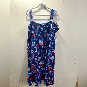 NWT Draper James RSVP|Floral Sleeveless Dress|Size 3X